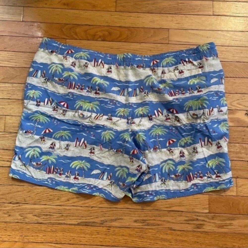 Mens Size 2x XXL Big Dogs Swim Trunks Fun print 100% nylon Great condition